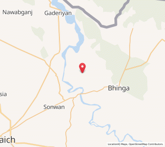 Map of Bhangaha, Uttar Pradesh