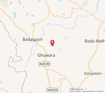 Map of Bhanguakhera, Madhya Pradesh