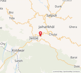 Map of Bhankot, Uttarakhand