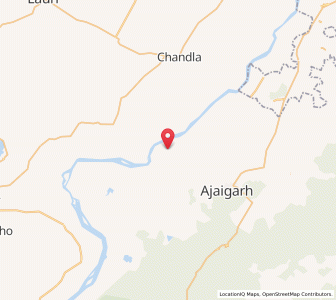 Map of Bhanpur, Madhya Pradesh