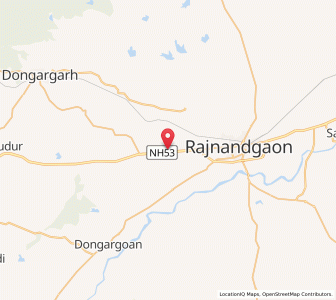 Map of Bhanpuri, Chhattisgarh