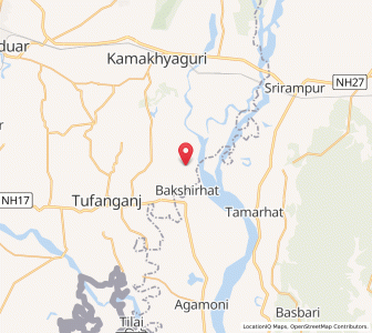 Map of Bhanukumari, West Bengal