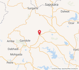 Map of Bhanwad, Maharashtra