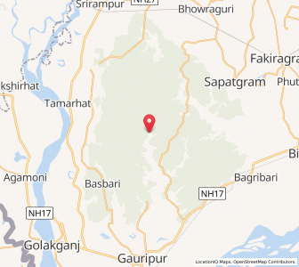 Map of Bhaorajhora, Assam