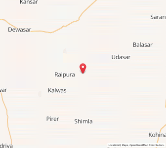 Map of Bhaowala, Rajasthan