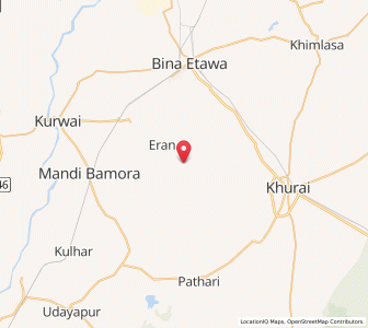 Map of Bhapson, Madhya Pradesh