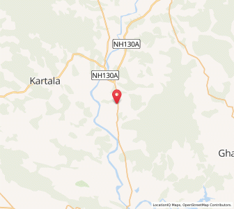 Map of Bharama, Chhattisgarh