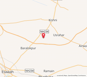 Map of Bhararpura, Uttar Pradesh