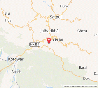 Map of Bharatgaon, Uttarakhand