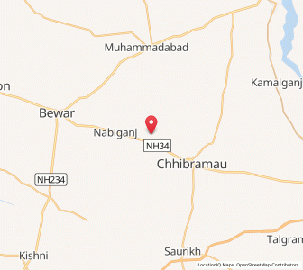 Map of Bharauli, Uttar Pradesh