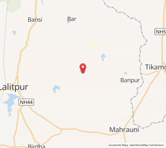 Map of Bharauni, Uttar Pradesh