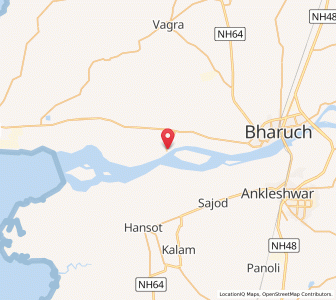 Map of Bharbhut, Gujarat
