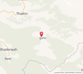Map of Bhargi, Kashmir
