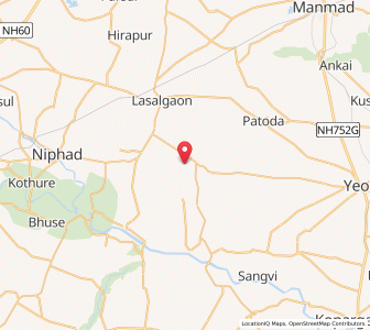 Map of Bharos, Maharashtra