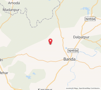 Map of Bhartiya, Madhya Pradesh