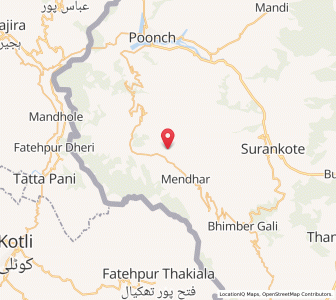 Map of Bhata Kas, Kashmir