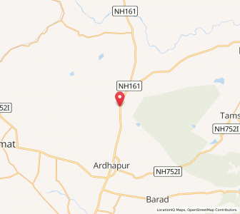 Map of Bhategaon, Maharashtra