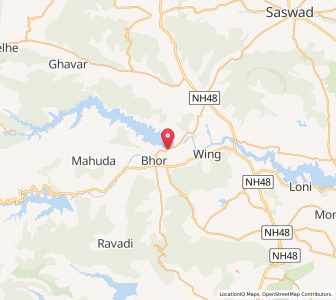 Map of Bhatghar, Maharashtra