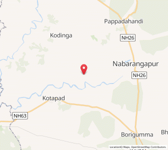 Map of Bhatigan, Chhattisgarh