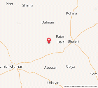 Map of Bhatiyawas, Rajasthan