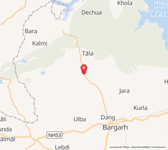 Map of Bhatli, Chhattisgarh