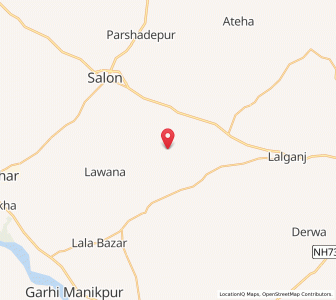 Map of Bhatni, Madhya Pradesh