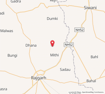 Map of Bhator, Rajasthan