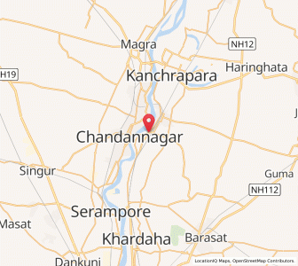 Map of Bhatpara, West Bengal
