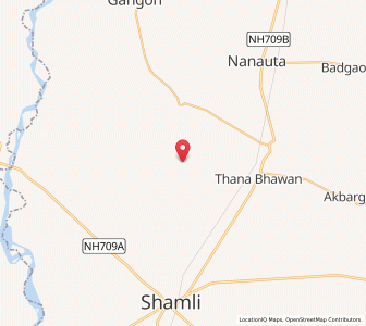 Map of Bhatu, Uttar Pradesh