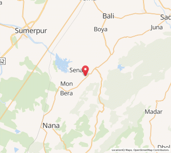 Map of Bhatund, Rajasthan