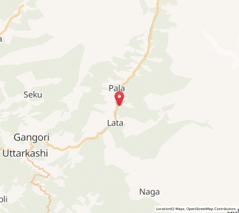 Map of Bhatwari, Uttarakhand