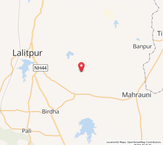 Map of Bhaunrda, Uttar Pradesh