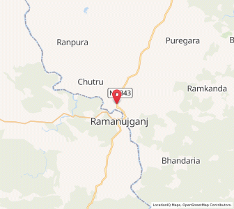 Map of Bhaunri, Chhattisgarh