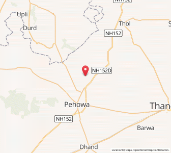 Map of Bhaurak, Haryana