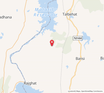Map of Bhaurkali, Uttar Pradesh