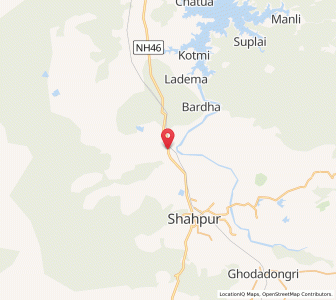 Map of Bhawra, Madhya Pradesh