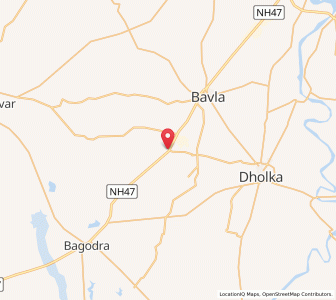 Map of Bhayala, Gujarat