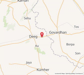 Map of Bhej, Rajasthan