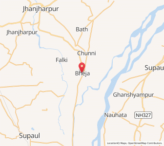 Map of Bheja, Bihar