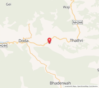 Map of Bhela, Kashmir