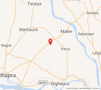 Map of Bheldi, Bihar
