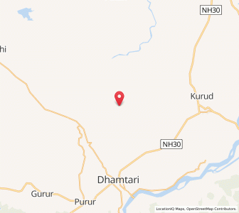 Map of Bhendra, Chhattisgarh