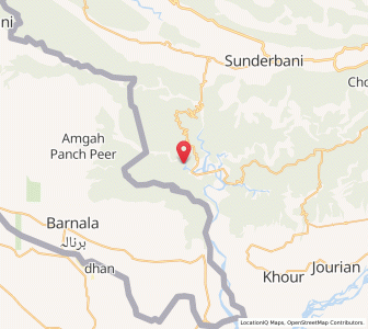 Map of Bhera, Kashmir