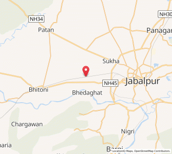 Map of Bheraghat, Madhya Pradesh
