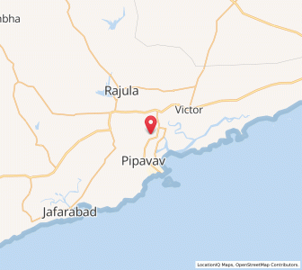 Map of Bherai, Gujarat