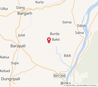 Map of Bheran, Odisha