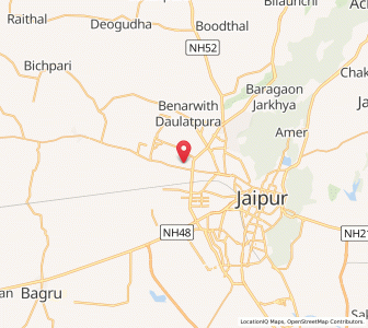 Map of Bheriya, Rajasthan