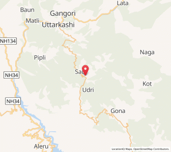 Map of Bhetiara, Uttarakhand
