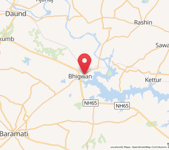 Map of Bhigvan, Maharashtra