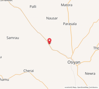 Map of Bhikamkor, Rajasthan